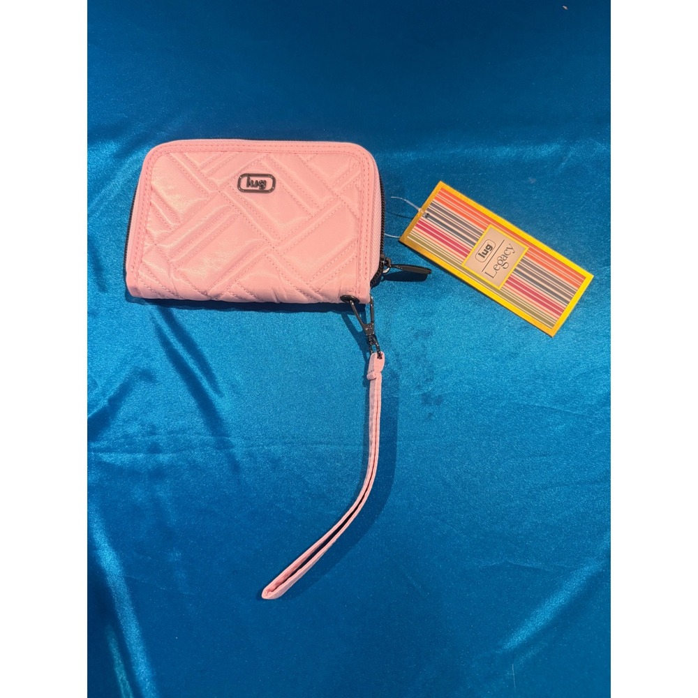 NWT Lug Legacy Rodeo RFID Wallet Bubble Pink Flamingo Wristlet